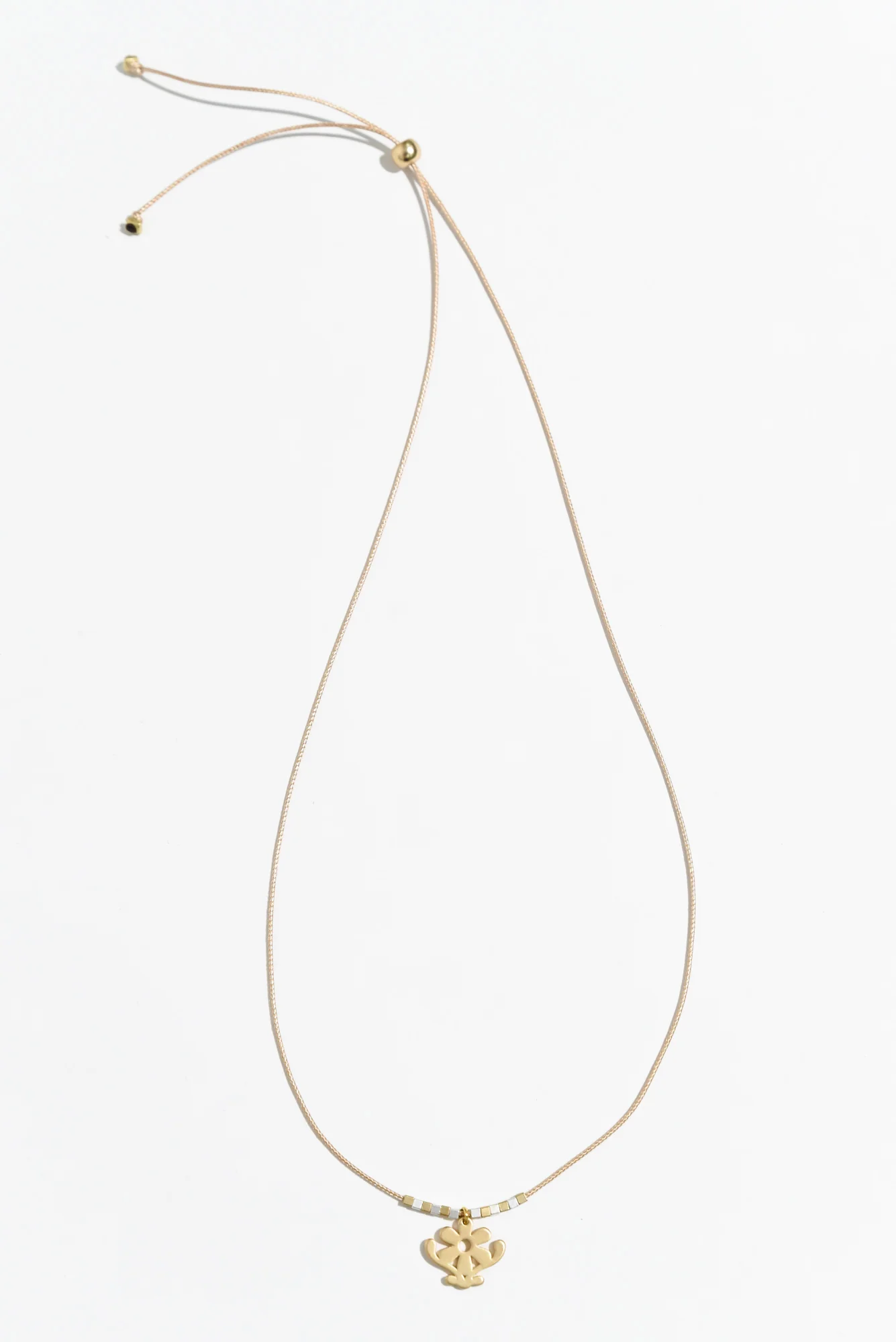 Petrina Gold Daisy Pendant Necklace