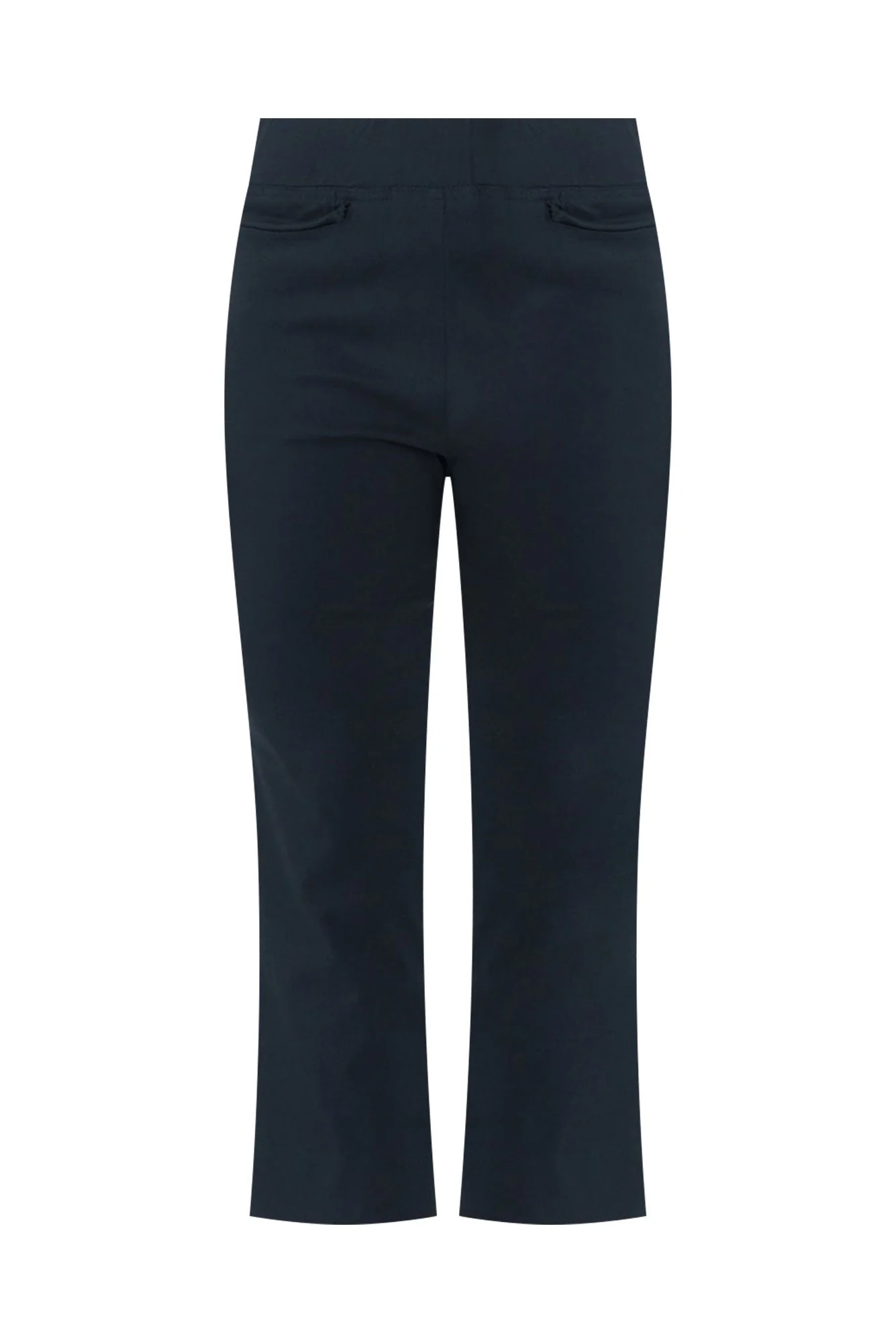 Paula Navy Stretch Cropped Pants