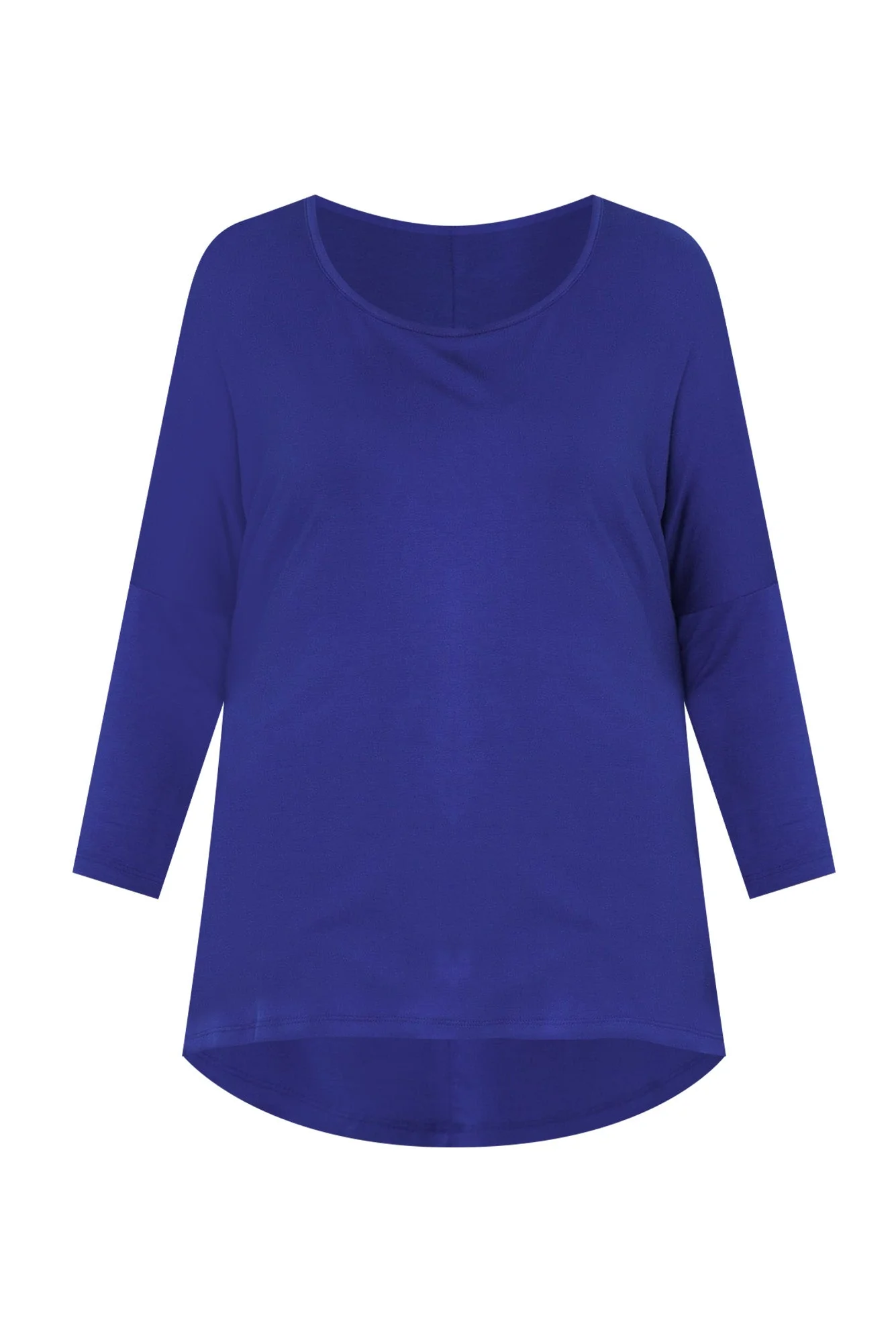 Royal Blue Milan 3/4 Sleeve Top
