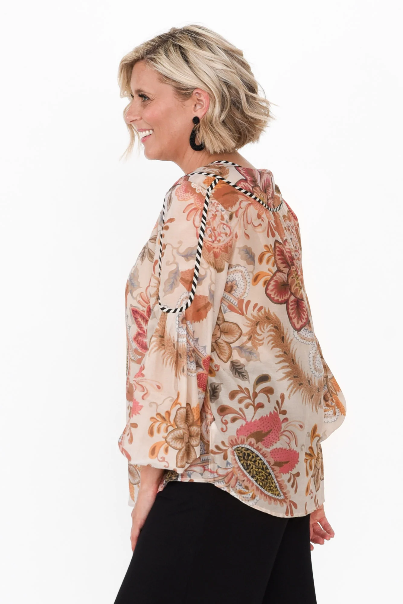 Altair Aries Floral Cotton Silk Shirt