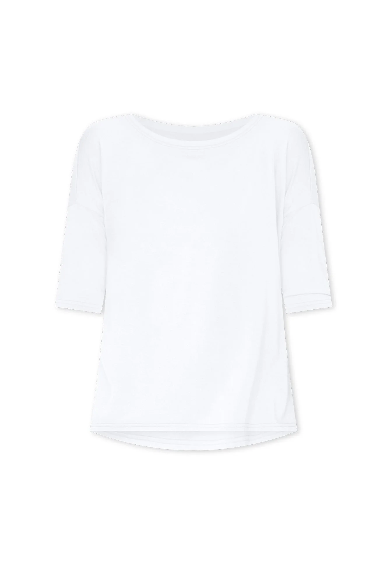 Camila White Bamboo Top