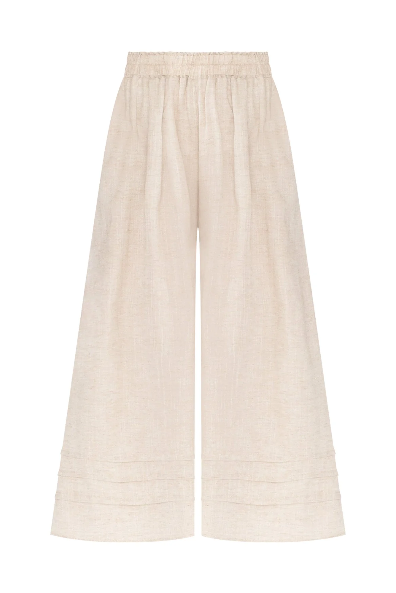 Kaleo Beige Linen Blend Pants