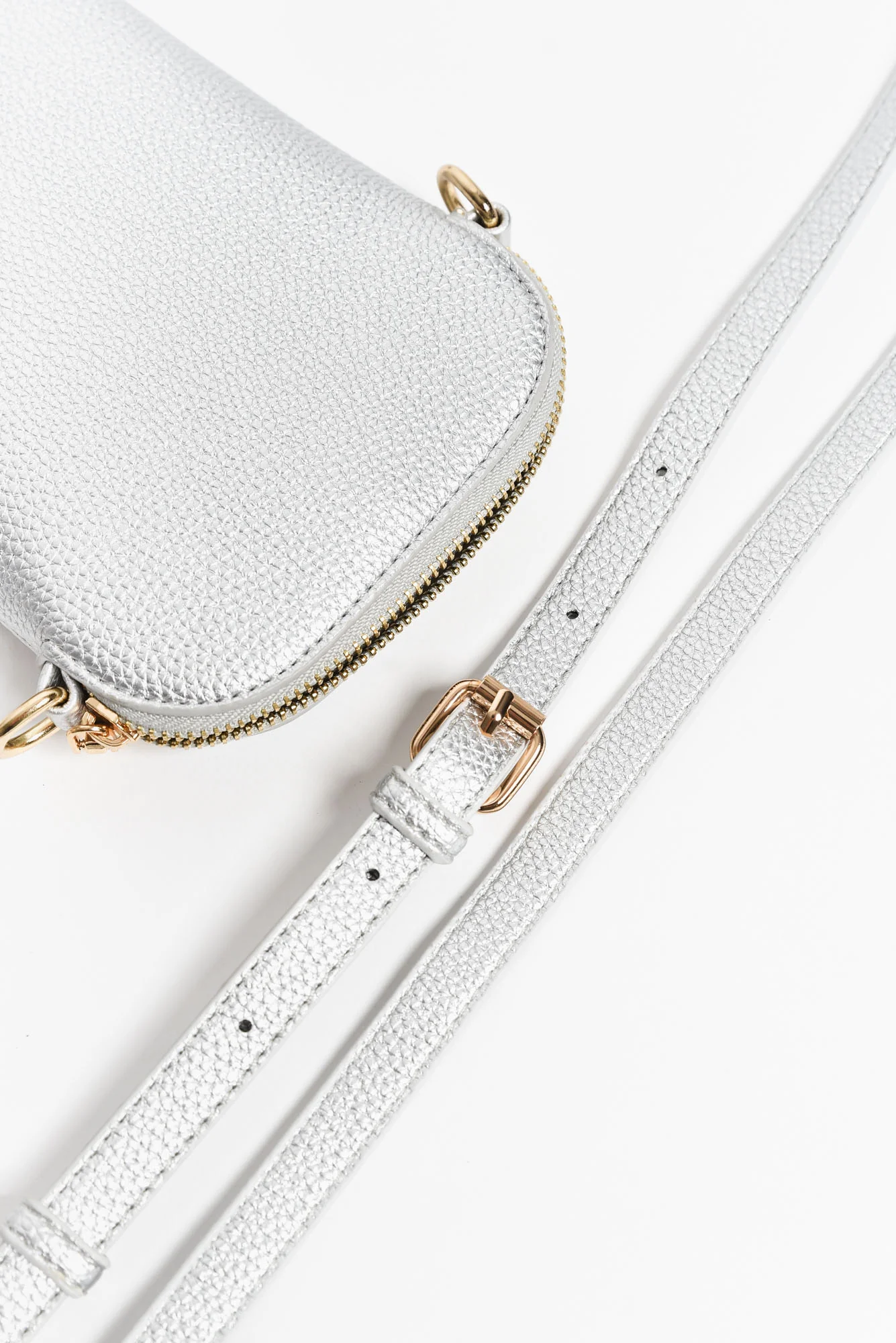 Indira Silver Bag Strap