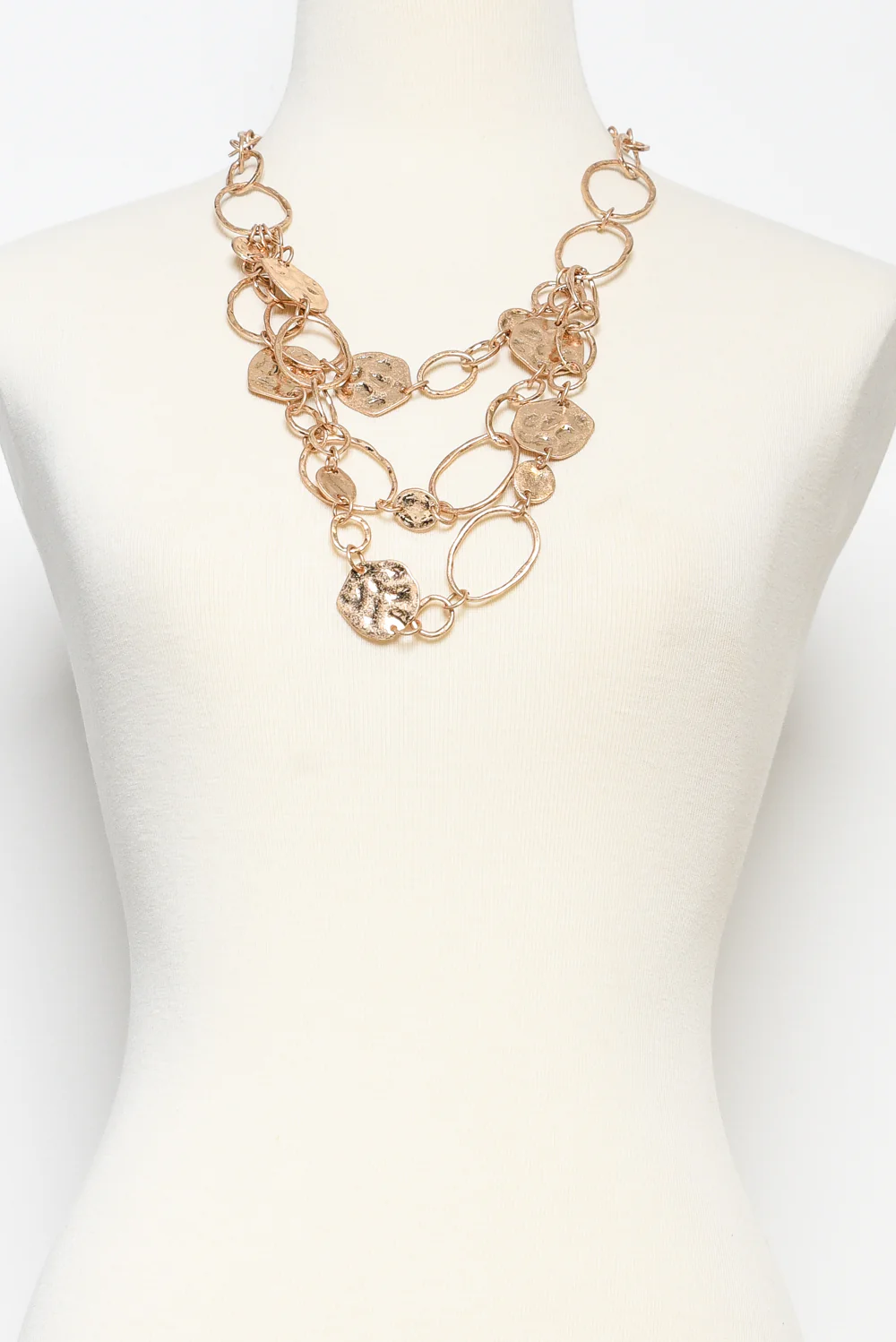 Galatea Gold Disc Necklace