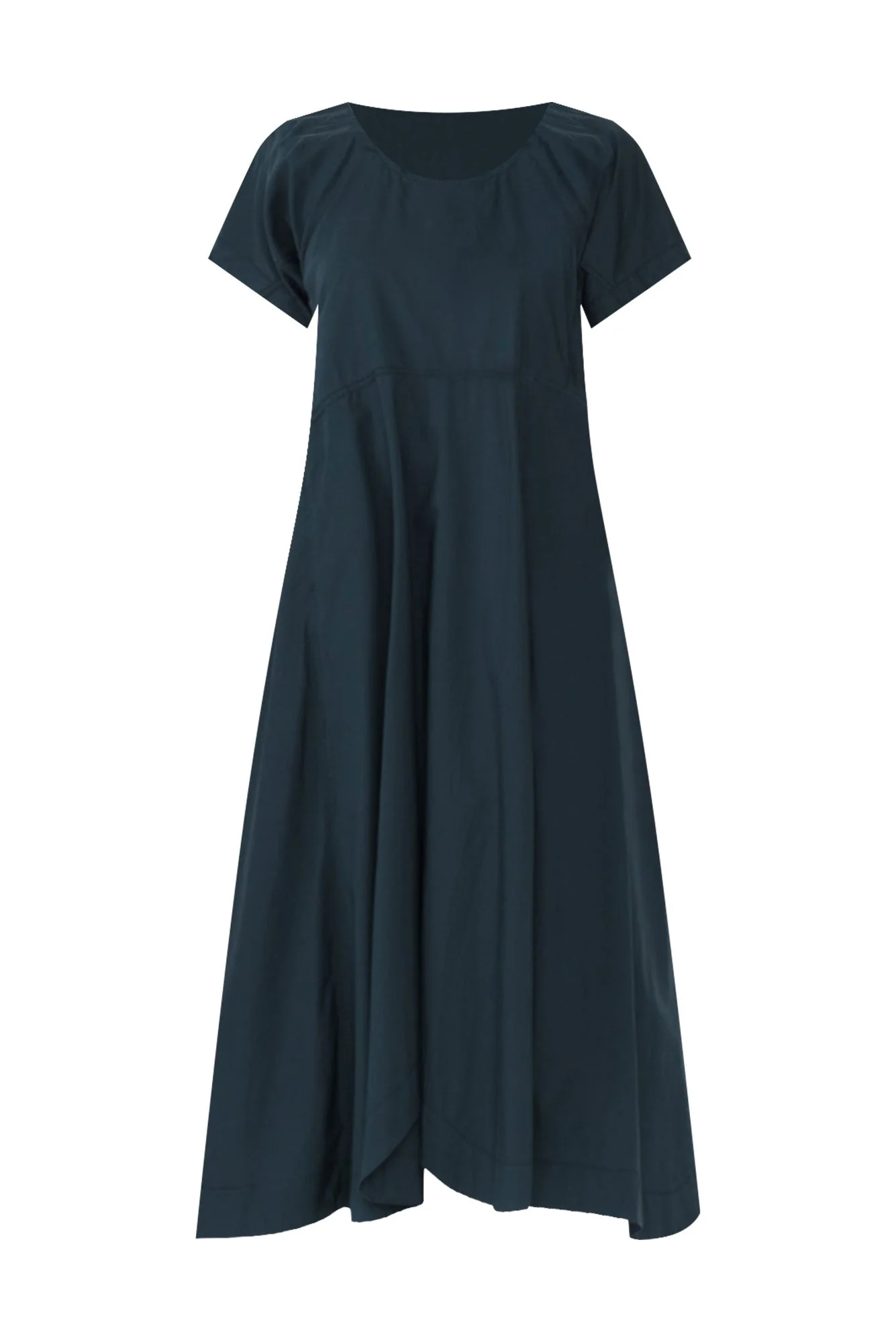 Harlyn Navy Cotton Tulip Dress