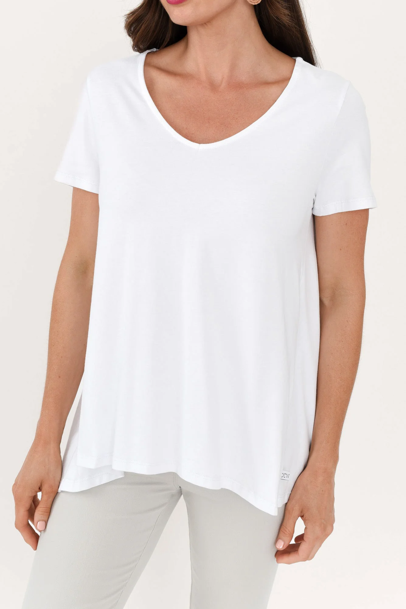 Montreal White Cotton Tee