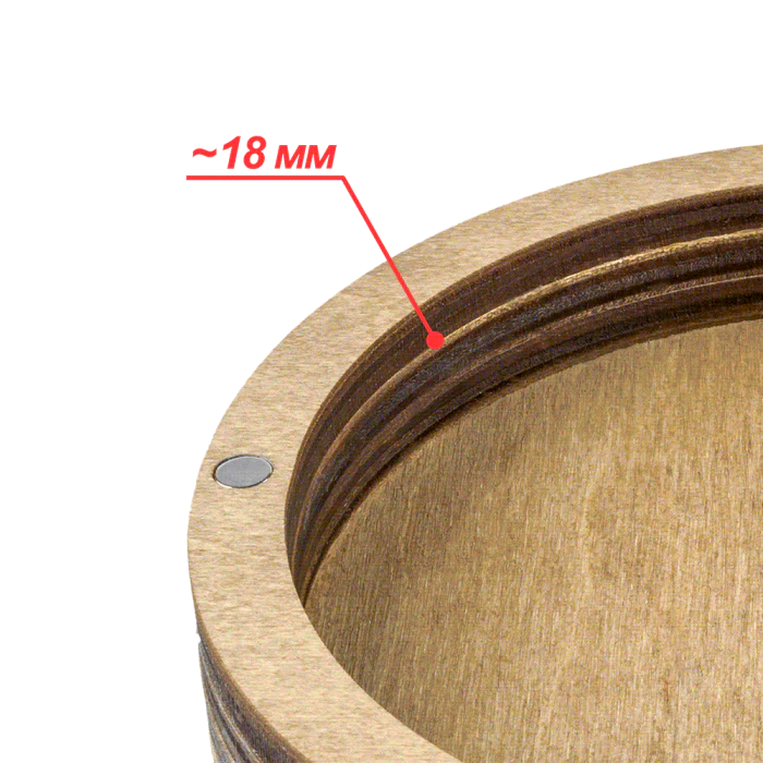 Box for handicraft + 18 bobbins