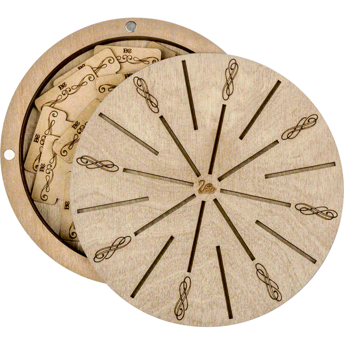 Box for handicraft + 18 bobbins FLZB(N)-050