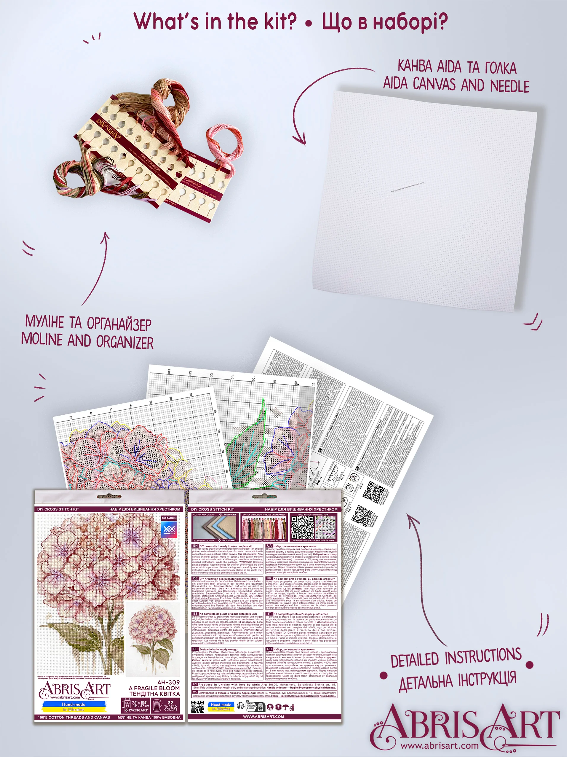 DIY Cross Stitch Kit 