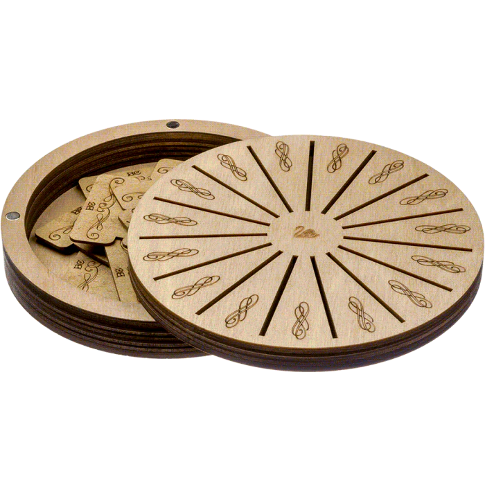 Box for handicraft + 17 bobbins FLZB(N)-049