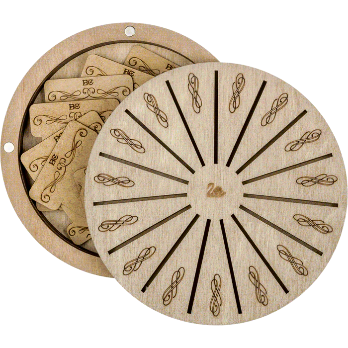 Box for handicraft + 17 bobbins FLZB(N)-049