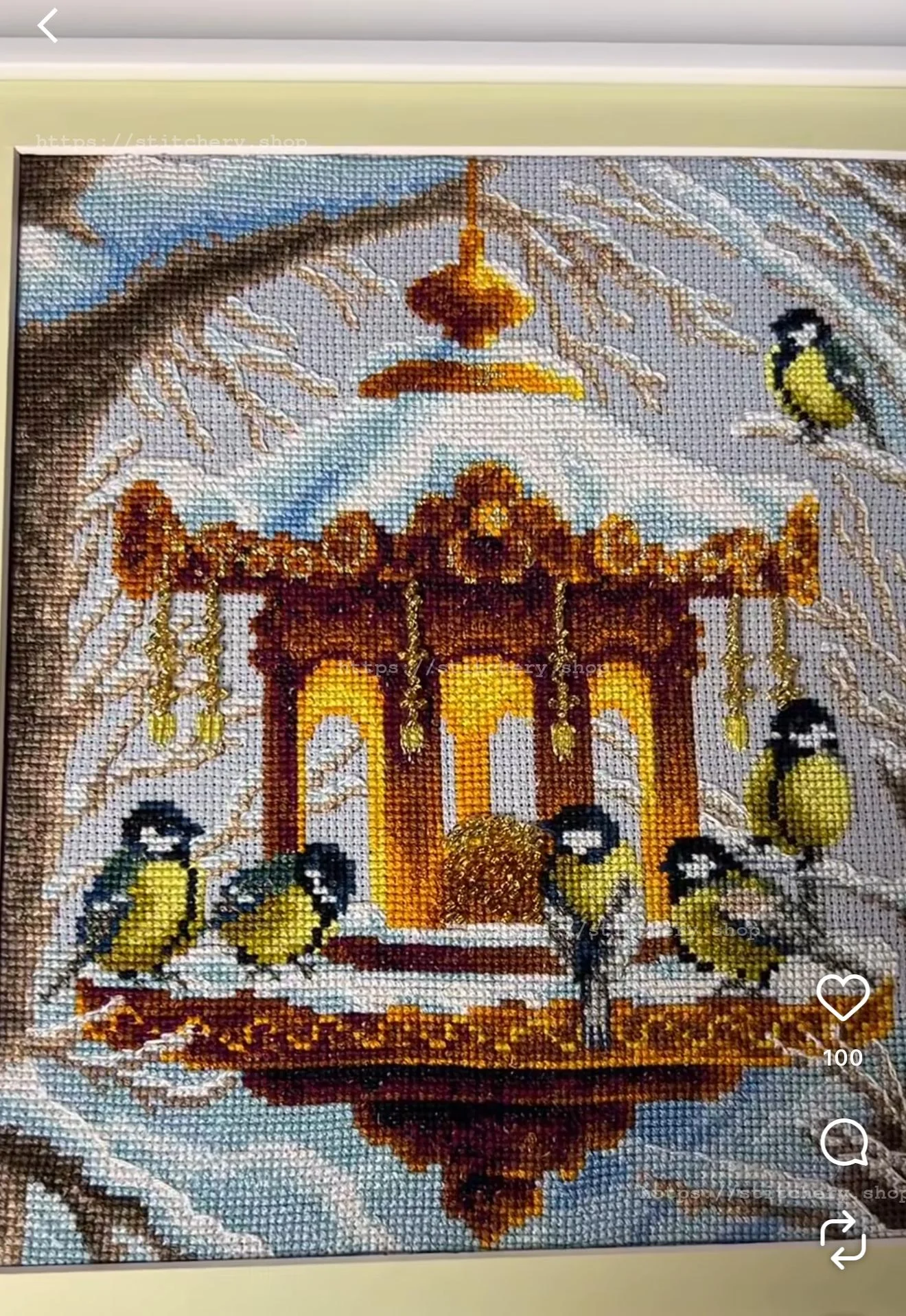 DIY Counted Cross Stitch Kit 