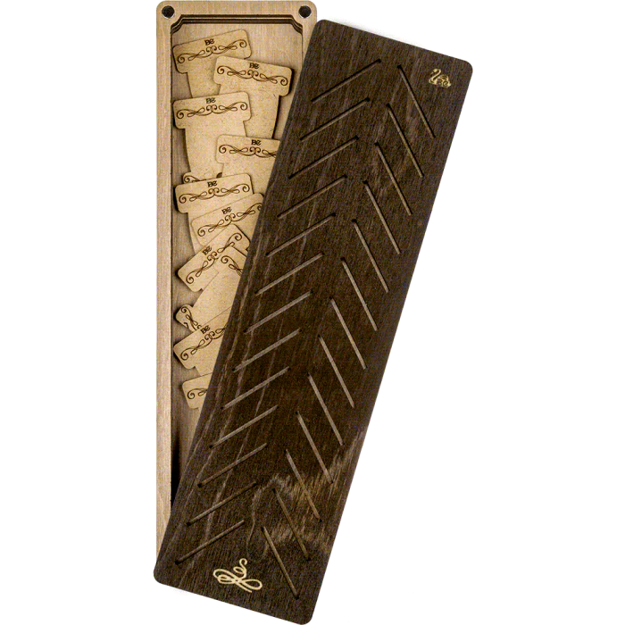 Box for handicraft + 28 bobbins