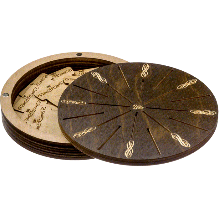 Box for handicraft + 18 bobbins