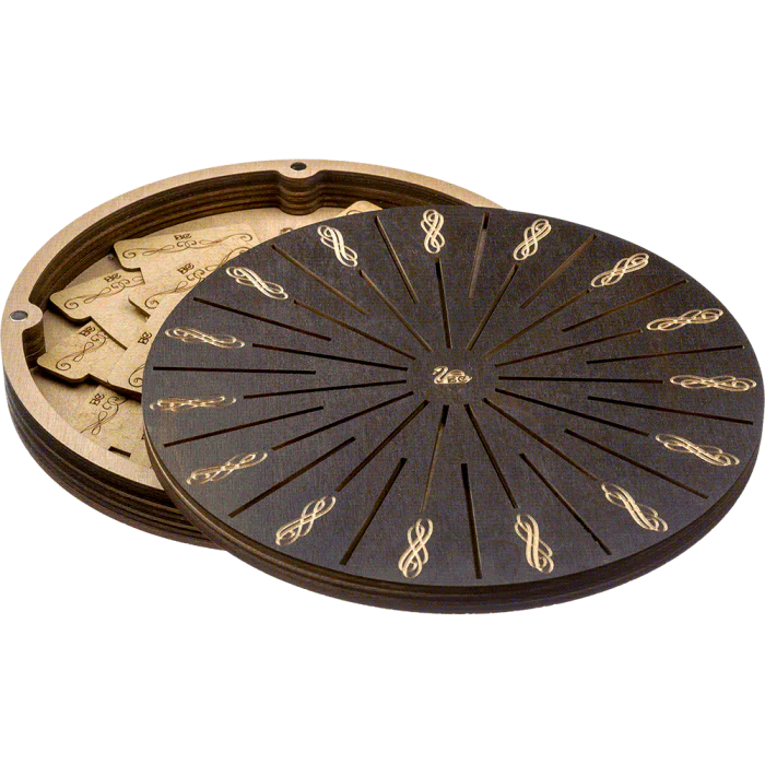 Box for handicraft + 32 bobbins FLZB(N)-059