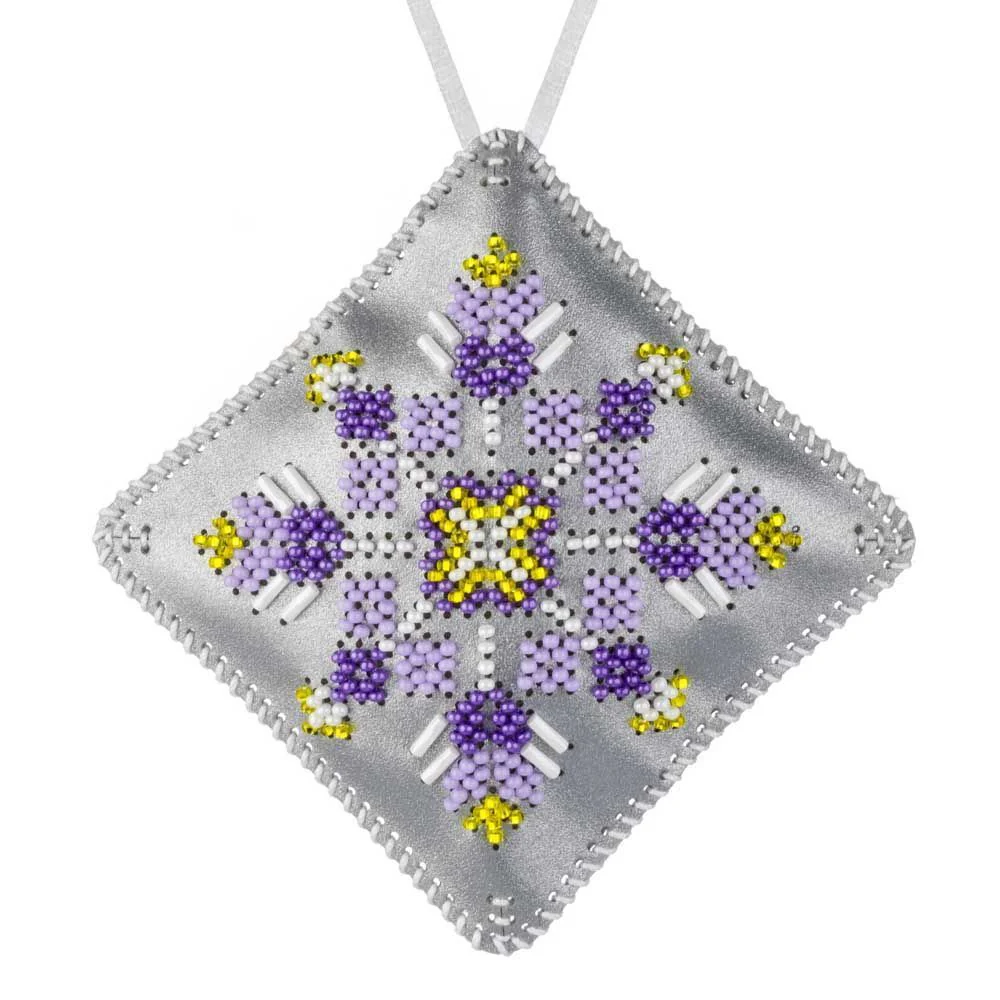 Beaded Embroidery Kit Mini Pillow Christmas Ornament��