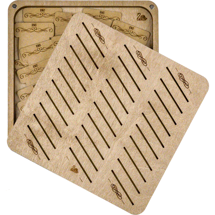 Box for handicraft + 32 bobbins FLZB(N)-061