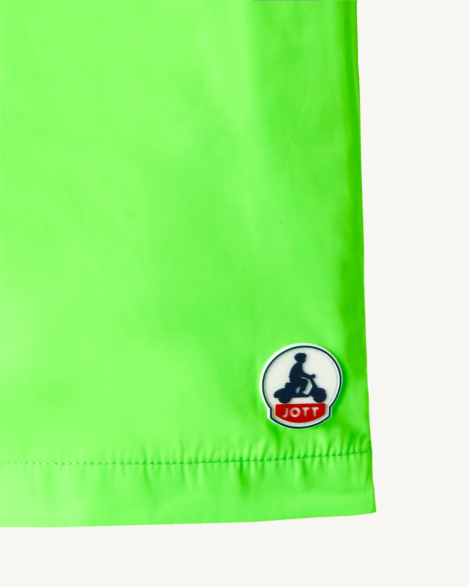 Neon green children's swim shorts Cassis