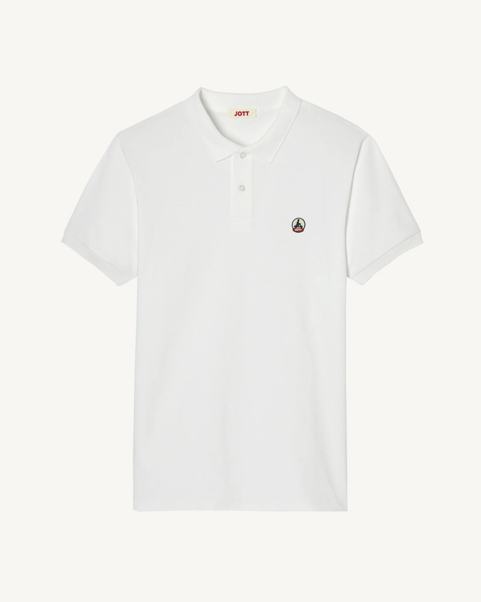 Polo shirt in organic cotton White Marbella