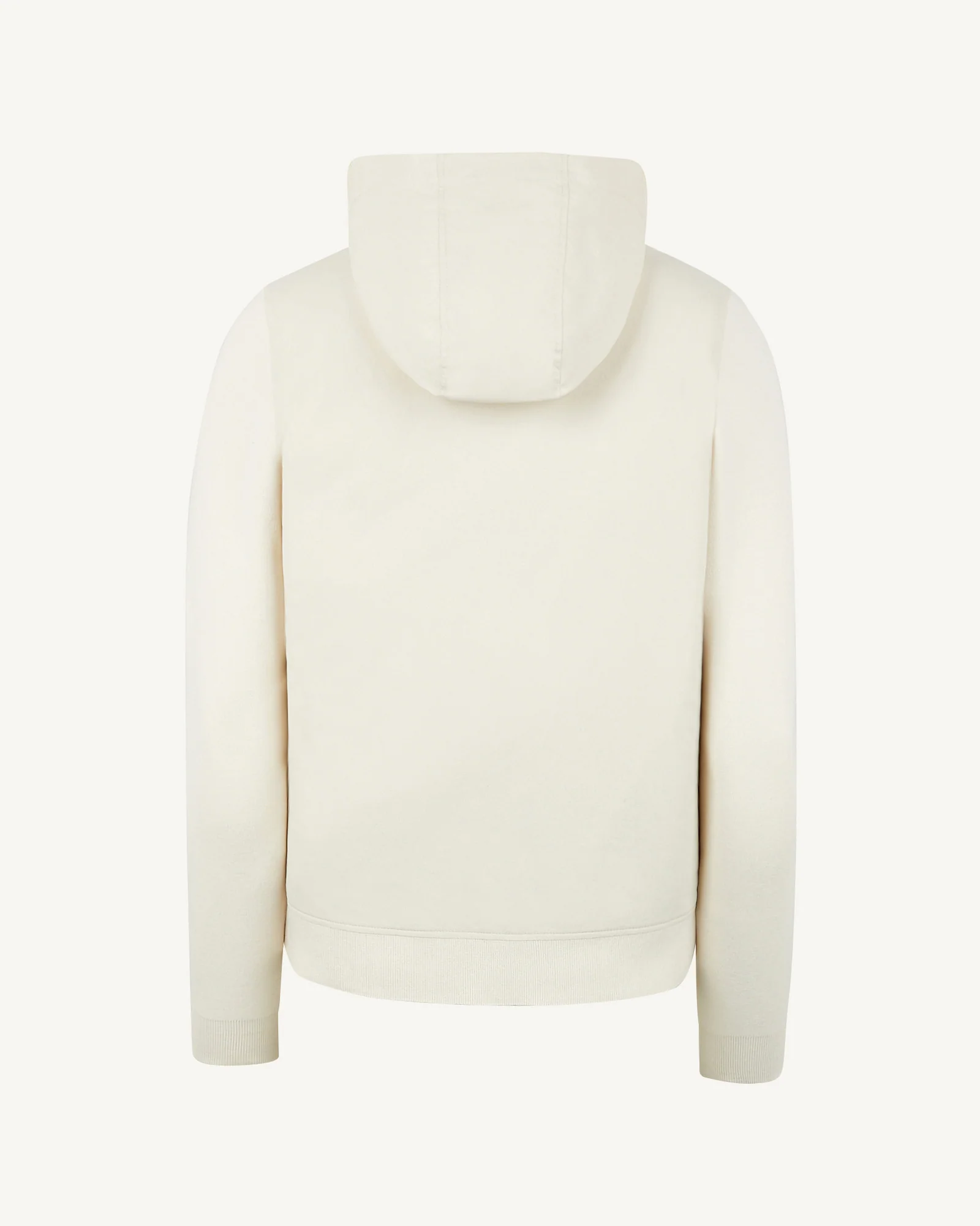 Two-material hooded jacket Clay Bardenas