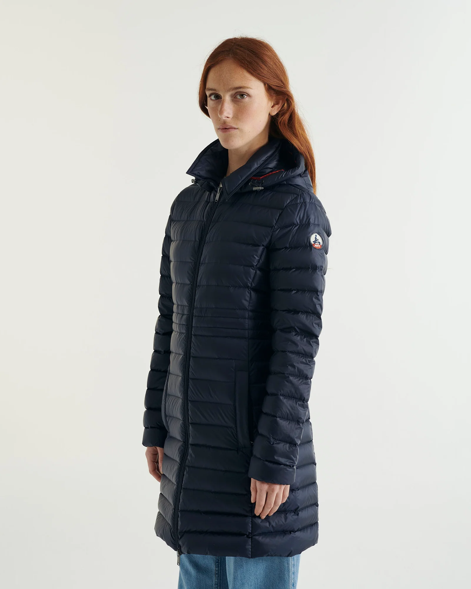 Down jacket long hooded Marine Vero 2.0