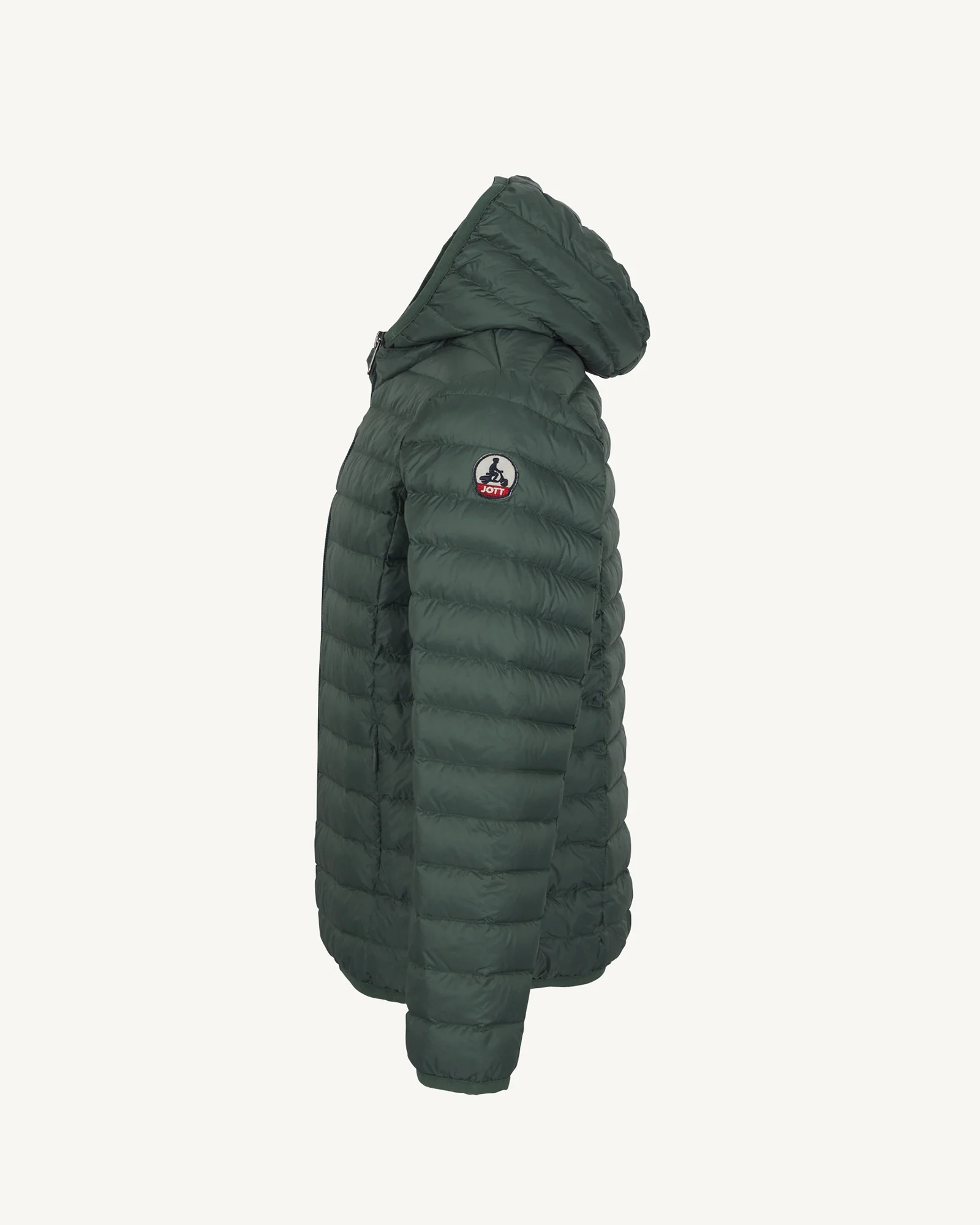 Down jacket light hoodie Kid Celadon green Hugo