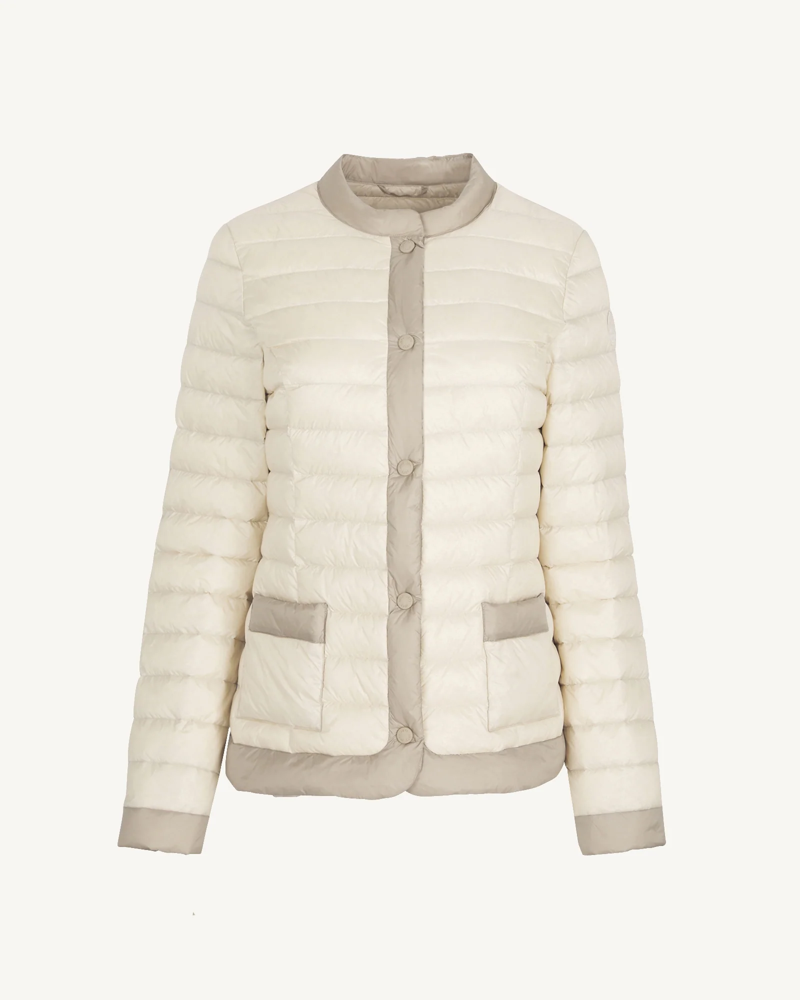 Down jacket light two-tone Clay/Beige Paola