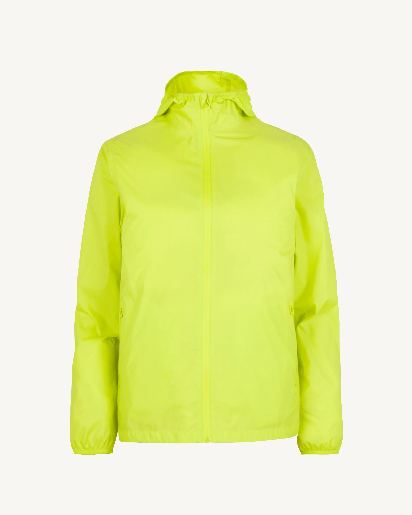 Derry acid green packable raincoat
