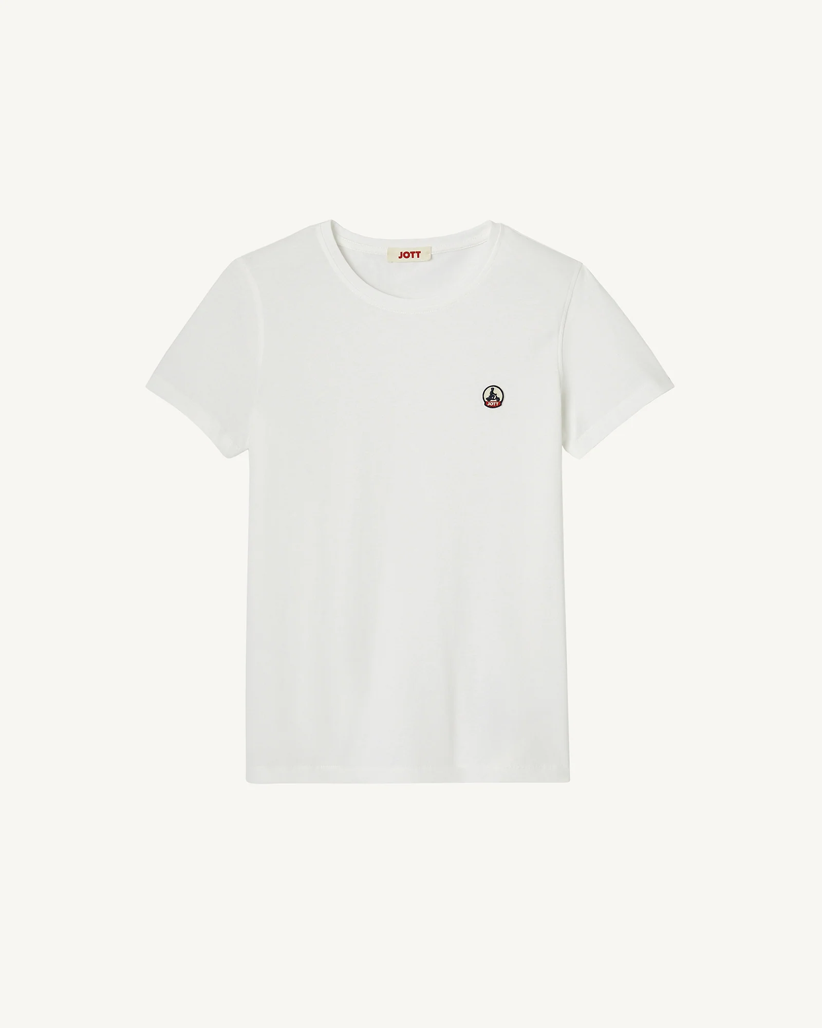 Round neck t-shirt White Rosas