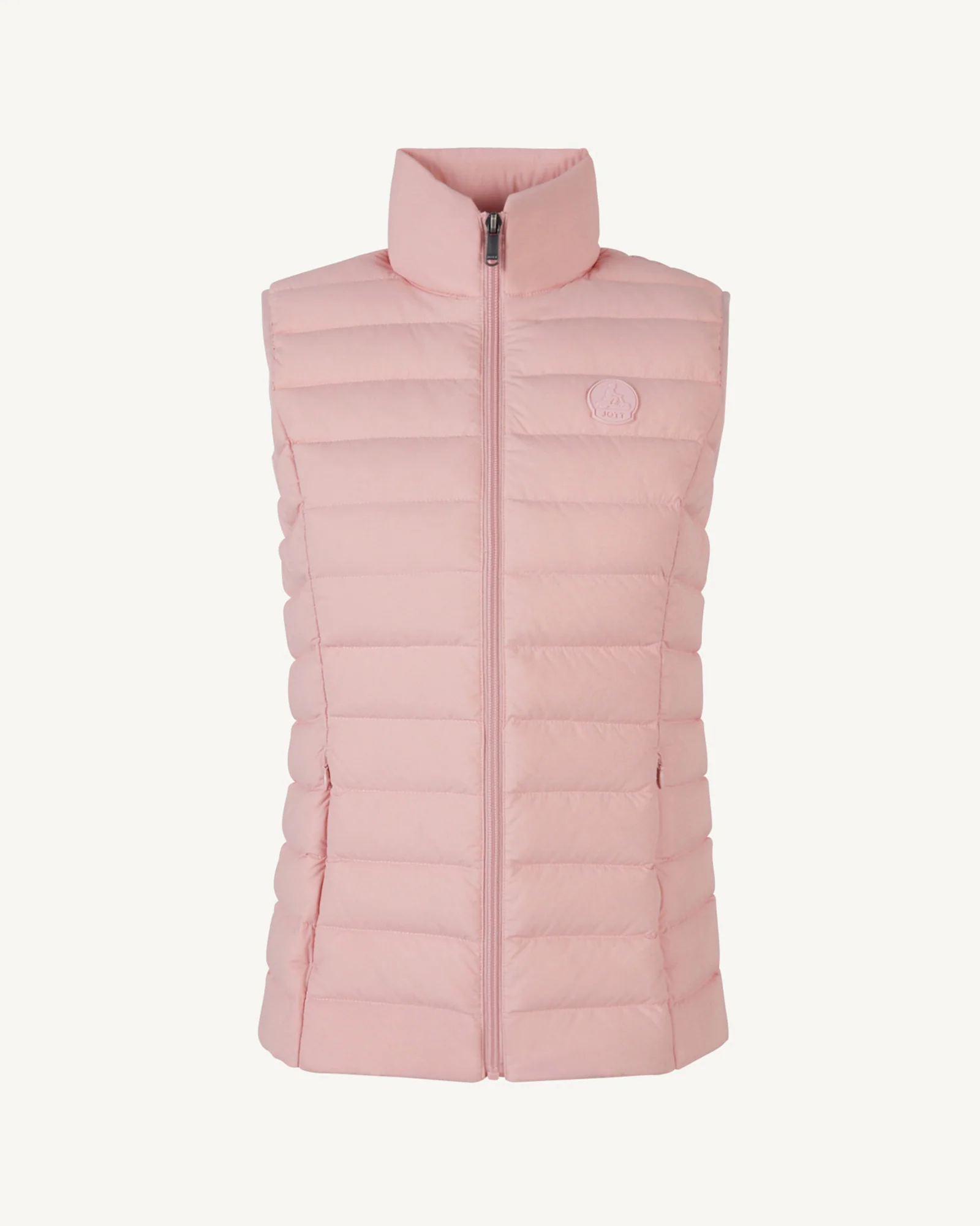 Down jacket sleeveless stretch peach pink Grenada
