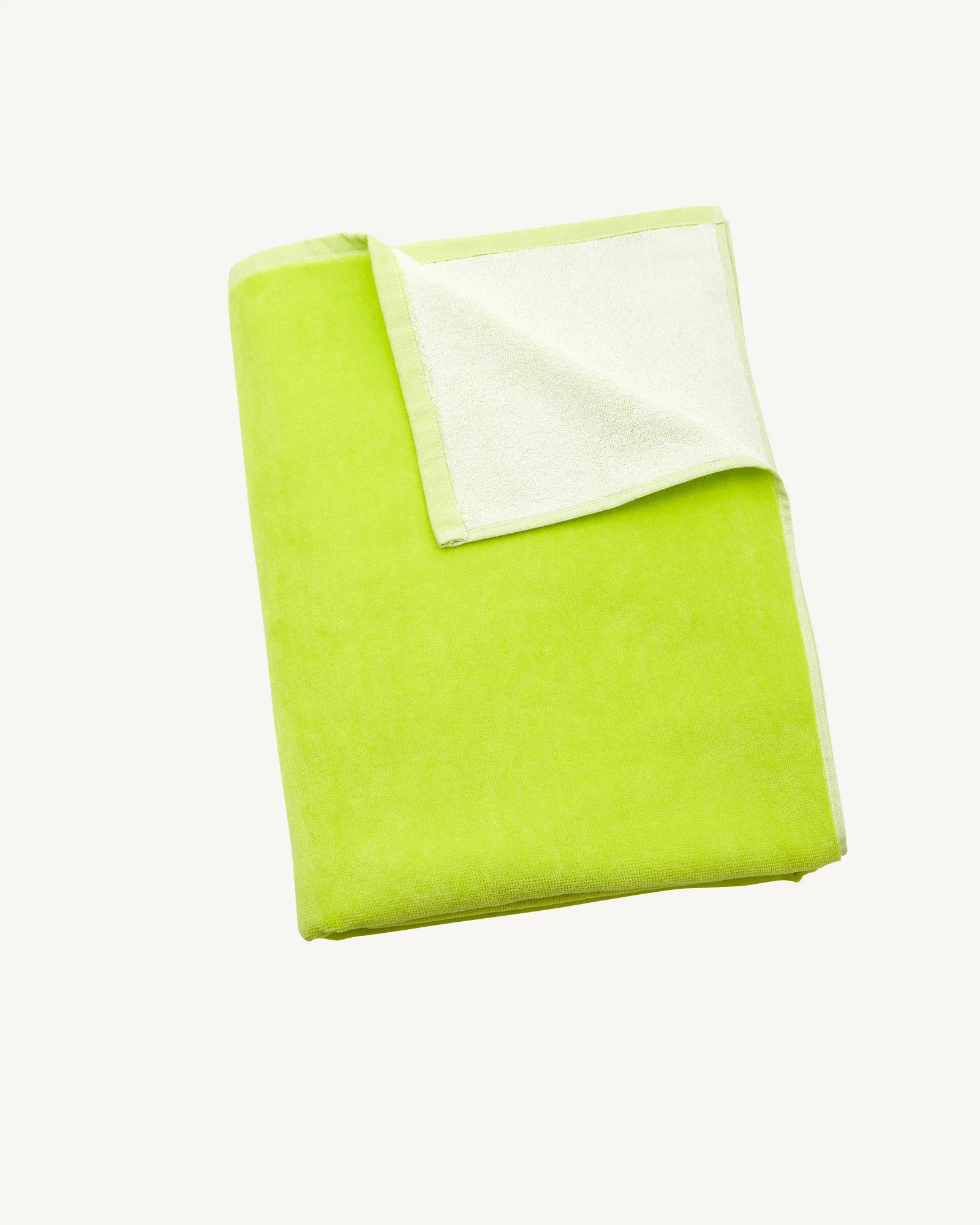 Acid green beach towel Beach