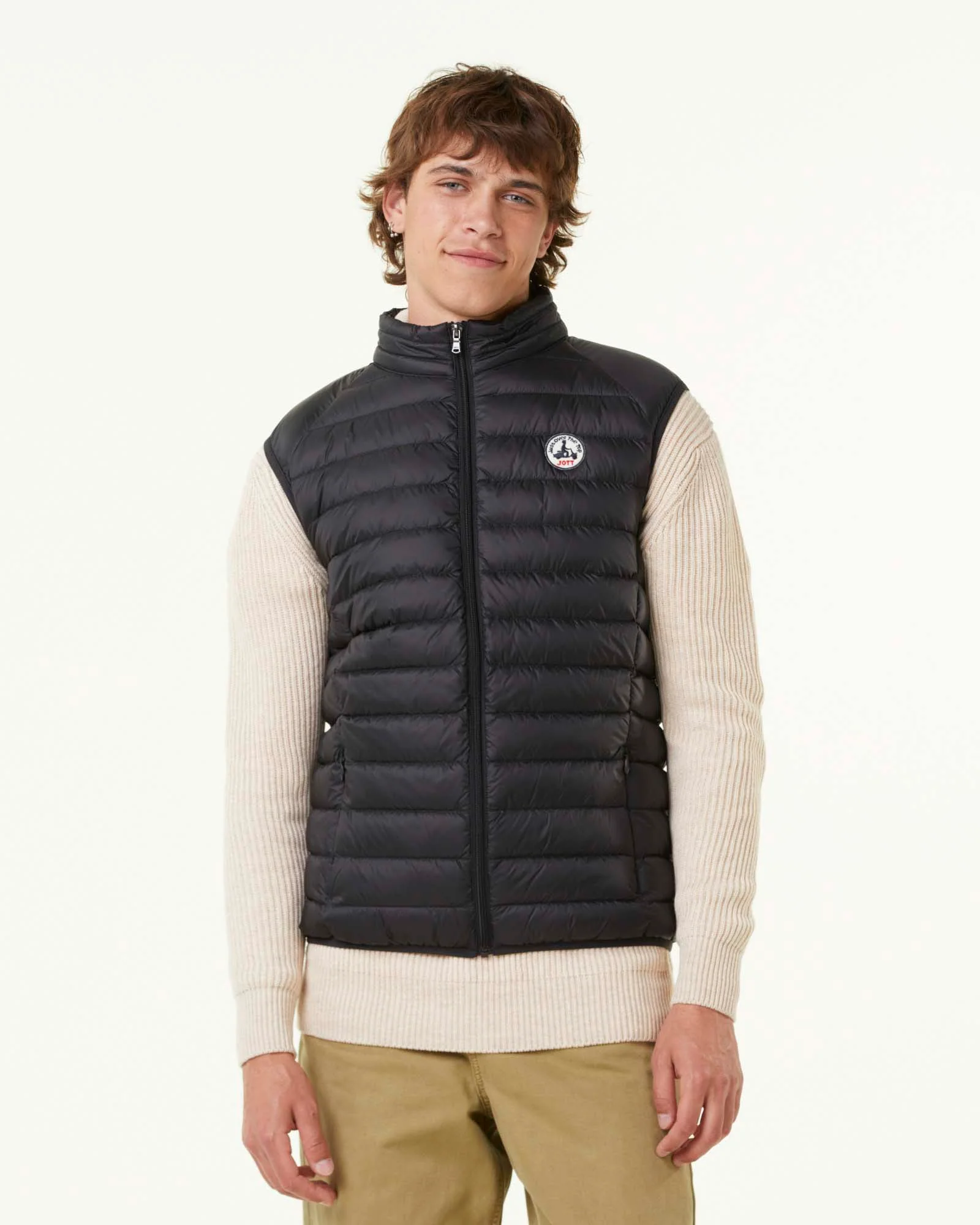 Sleeveless down jacket Black Tom