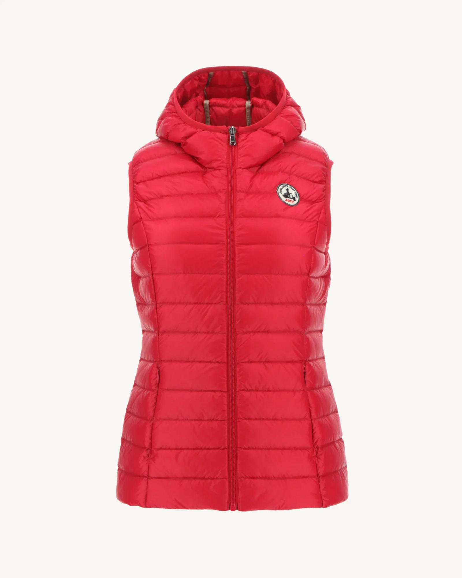 Red Mali light sleeveless padded jacket
